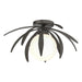 Dahlia Semi-Flush in Dark Smoke - 124350-SKT-07-GG0631 by Hubbardton Forge