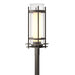 Torch Outdoor Post Light in Coastal Dark Smoke - 345897-SKT-77-ZS0684 by Hubbardton Forge