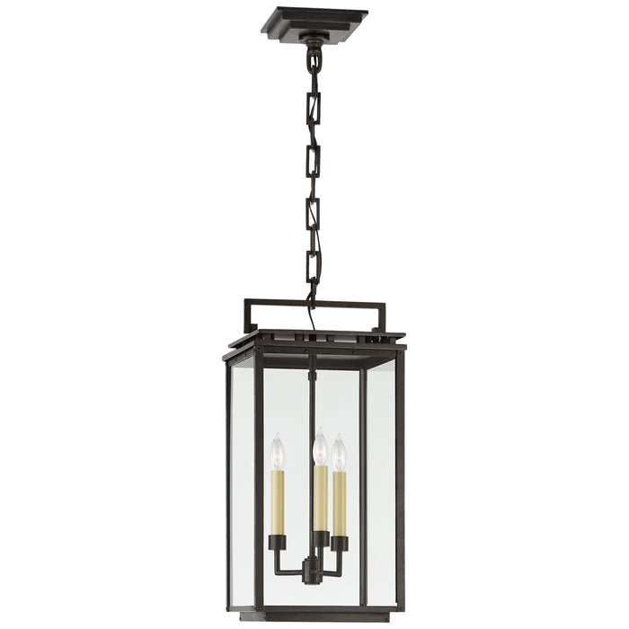 Cheshire Three Light Hanging Lantern in Aged Iron