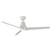 Slim 52" Ceiling Fan in Matte White