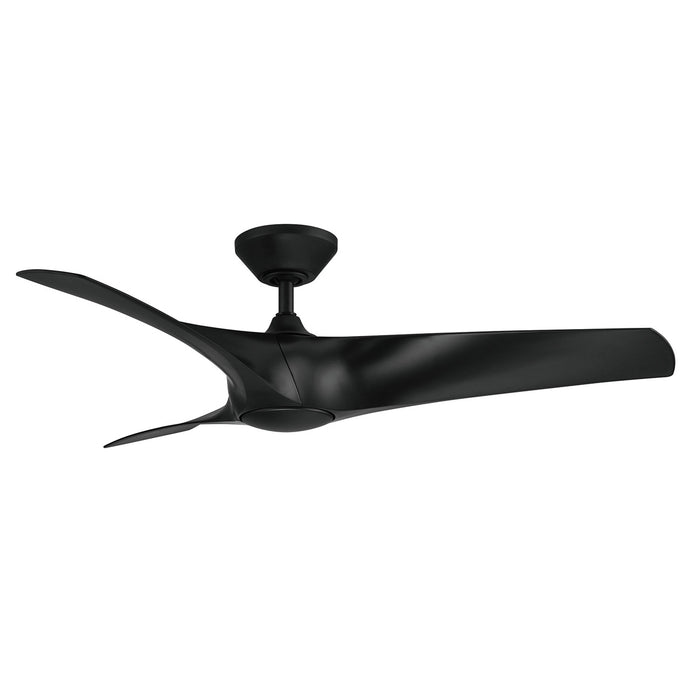 Zephyr 52" Ceiling Fan in Matte Black