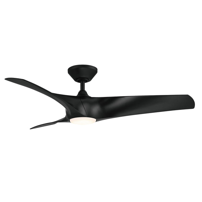 Zephyr 52" Ceiling Fan in Matte Black