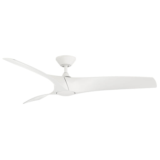 Zephyr 52" Ceiling Fan in Matte White