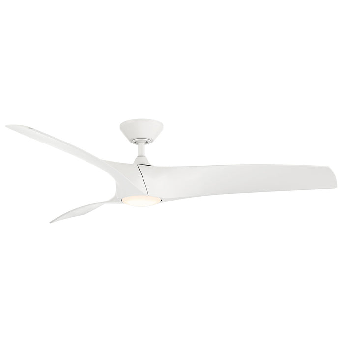 Zephyr 62" Ceiling Fan in Matte White