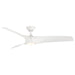 Zephyr 62" Ceiling Fan in Matte White