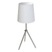 OD3T-S-790-SC - Oversized Drum 1-Light Table Lamp in Satin Chrome by Dainolite