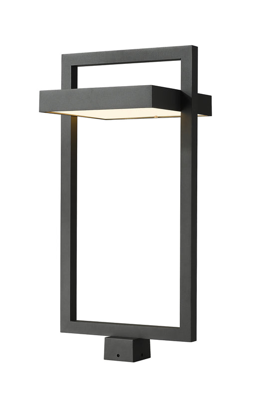 566PHXLS-BK-LED - Luttrel LED Outdoor Post Mount in Black by Z-Lite Lighting