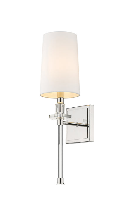 803-1S-PN - Sophia 1-Light Wall Sconce in Polished Nickel by Z-Lite Lighting