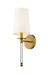 808-1S-RB - Mila 1-Light Wall Sconce in Rubbed Brass by Z-Lite Lighting