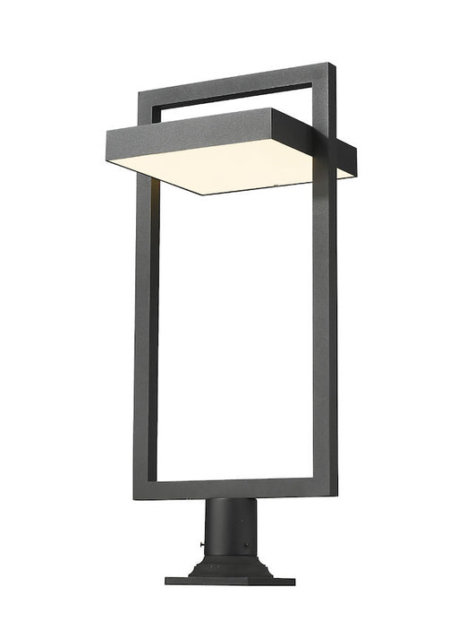 566PHXLR-533PM-BK-LE - Luttrel LED Outdoor Pier Mounted Fixture in Black by Z-Lite Lighting