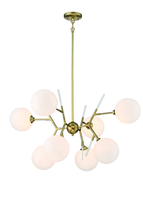 P1488-248 - Polares 8-Light Chandelier in Honey Gold by George Kovacs