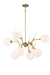 P1488-248 - Polares 8-Light Chandelier in Honey Gold by George Kovacs