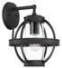 73132-66- Cumberland Court 1-Light Outdoor Wall Mount in Sand Coal & Clear Seedy Glass by Minka Lavery