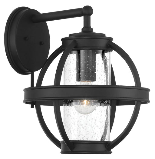 73133-66- Cumberland Court 1-Light Outdoor Wall Mount in Sand Coal & Clear Seedy Glass by Minka Lavery