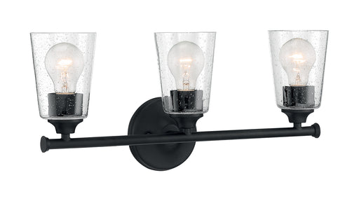 60-7283 - Bransel 3-Light Vanity in Matte Black by Nuvo Lighting