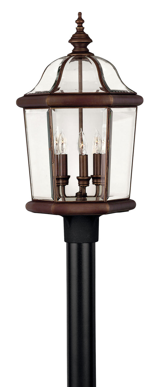 2451CB - Augusta Large Post or Pier Mount Lantern in Copper Bronze by Hinkley Lighting