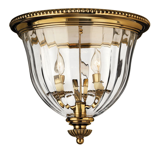 3612BB - Cambridge Small Flush Mount in Burnished Brass by Hinkley Lighting