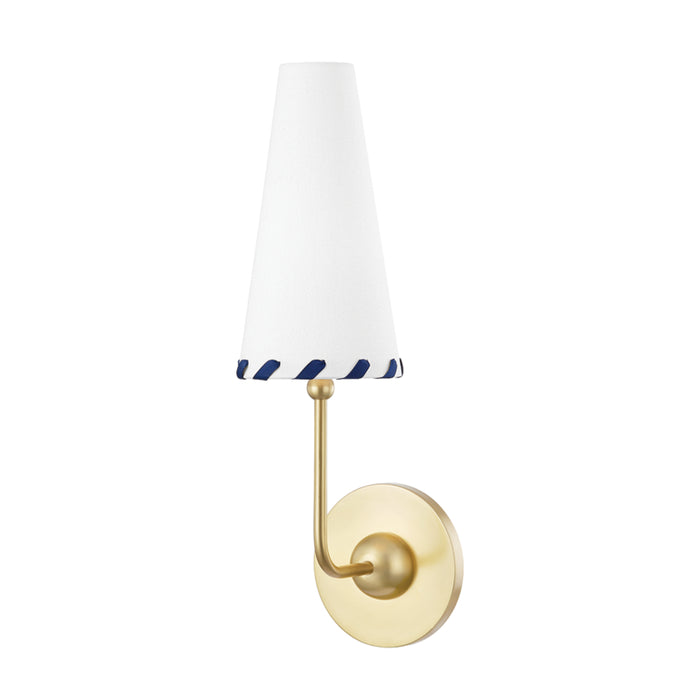 H436101-AGB - Cassie LED Wall Sconce in Aged Brass by Mitzi