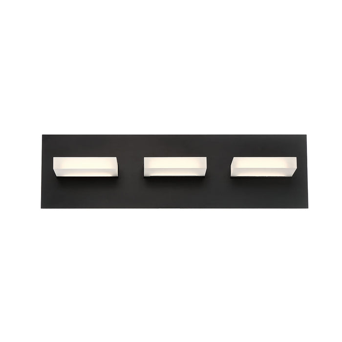 28020-023- Olson LED Bathbar in Black by Eurofase USA