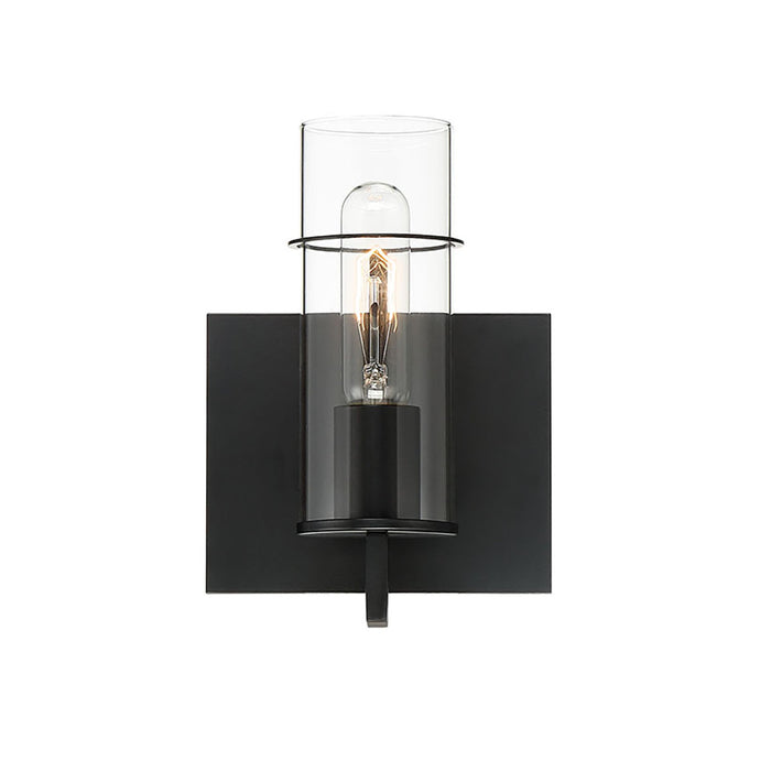 34133-036 - Pista 1-Light Wall Sconce in Black by Eurofase USA