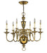 4416BB - Cambridge Medium Single Tier Chandelier in Burnished Brass by Hinkley Lighting