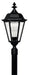 1471BK - Manor House Extra Large Post or Pier Mount Lantern in Black by Hinkley Lighting