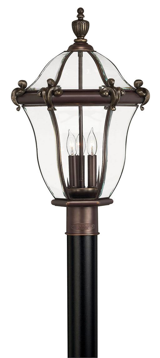 2441CB - San Clemente Large Post or Pier Mount Lantern by Hinkley Lighting