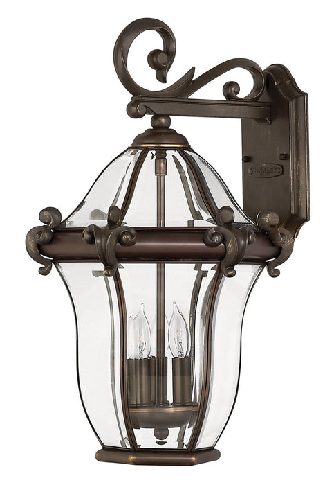 2444CB - San Clemente Medium Wall Mount Lantern by Hinkley Lighting