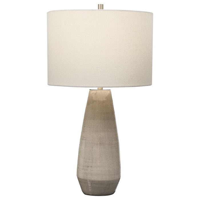 28394-1 - Volterra 1-Light Table Lamp in Antique Brushed Brass by Uttermost