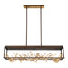 35642-015- Aerie 8-Light Chandelier in Bronze by Eurofase USA