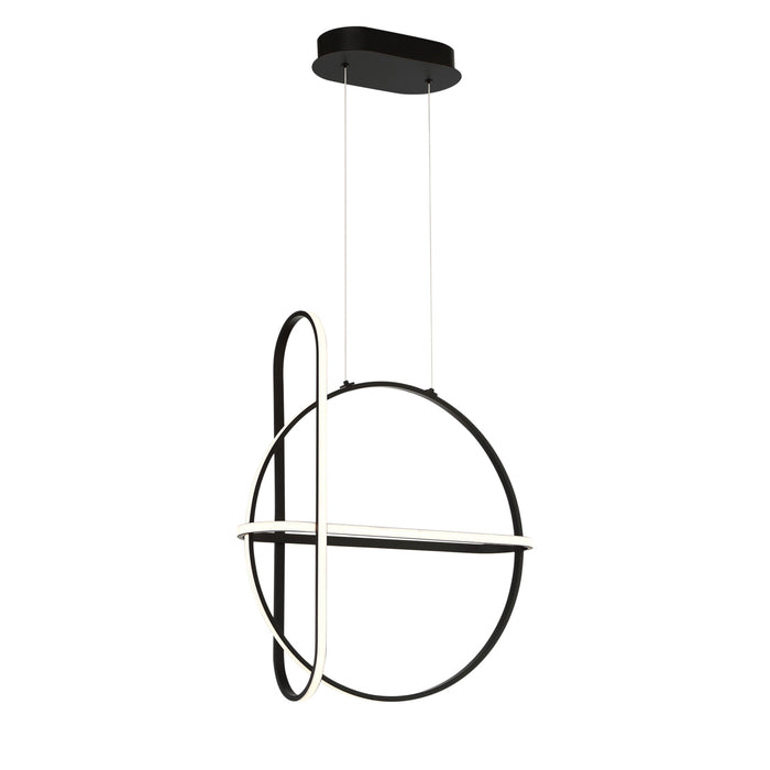 37035-013- Berkley LED Chandelier in Matte Black by Eurofase USA