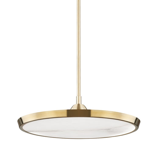 3621-AGB - Draper LED Pendant in Aged Brass by Hudson Valley