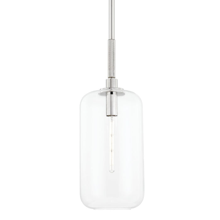 6911-PN - Lenox Hill 1-Light Pendant in Polished Nickel by Hudson Valley