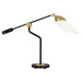 1210 - Ferdinand 1-Light Table Lamp in Matte Black Painted with Modern Brass by Robert Abbey