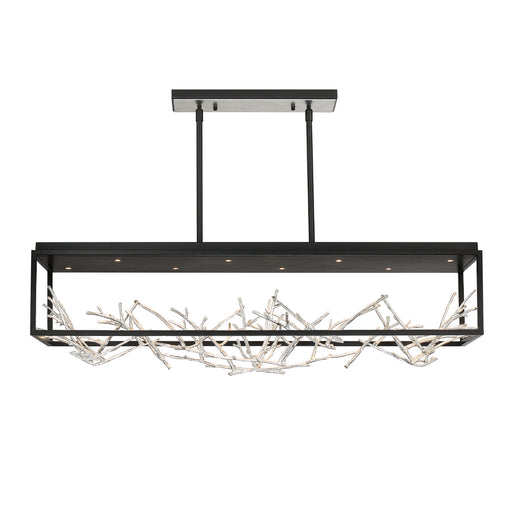 35642-023- Aerie LED Chandelier in Black/Silver by Eurofase USA