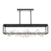 35642-023- Aerie LED Chandelier in Black/Silver by Eurofase USA