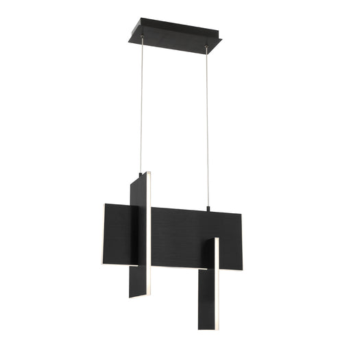 37346-027- Coburg LED Pendant in Black by Eurofase USA