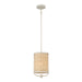 38158-025- Comparelli 1-Light Pendant in Off White by Eurofase USA