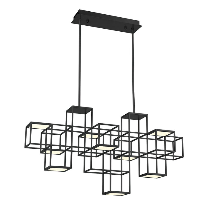 38258-026- Ferro LED Pendant in Black by Eurofase USA