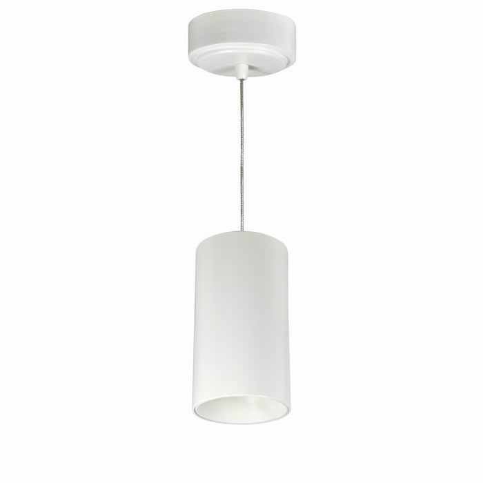 25W 3 Inch Ilene Cylinder LED Mini Pendant in White