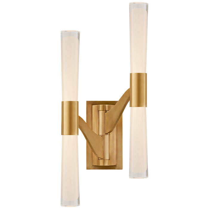 Brenta LED Wall Sconce in Hand-Rubbed Antique Brass