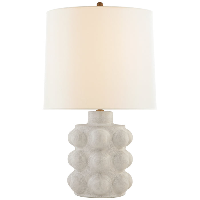 Vedra One Light Table Lamp in Bone Craquelure