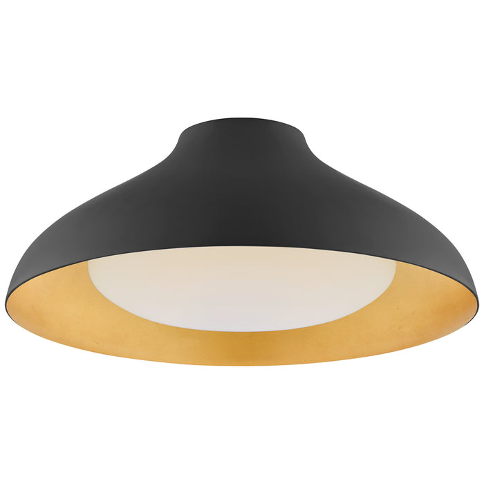 Agnes LED Flush Mount in Matte Black