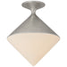 Sarnen LED Flush Mount in Burnished Silver Leaf