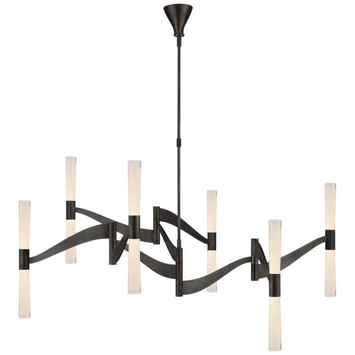 Brenta LED Chandelier in Bronze