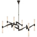 Brenta LED Chandelier in Bronze