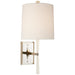 Refined Rib One Light Wall Sconce in China White