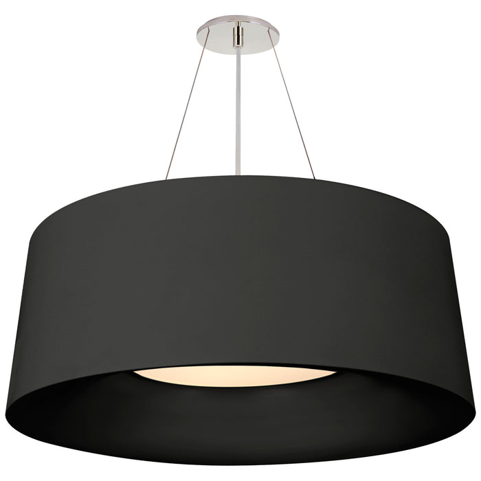 Halo Three Light Pendant in Matte Black