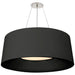 Halo Three Light Pendant in Matte Black