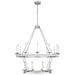 Launceton 20 Light Chandelier in Polished Nickel